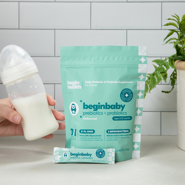 Beginbaby home use stick pack and bottle